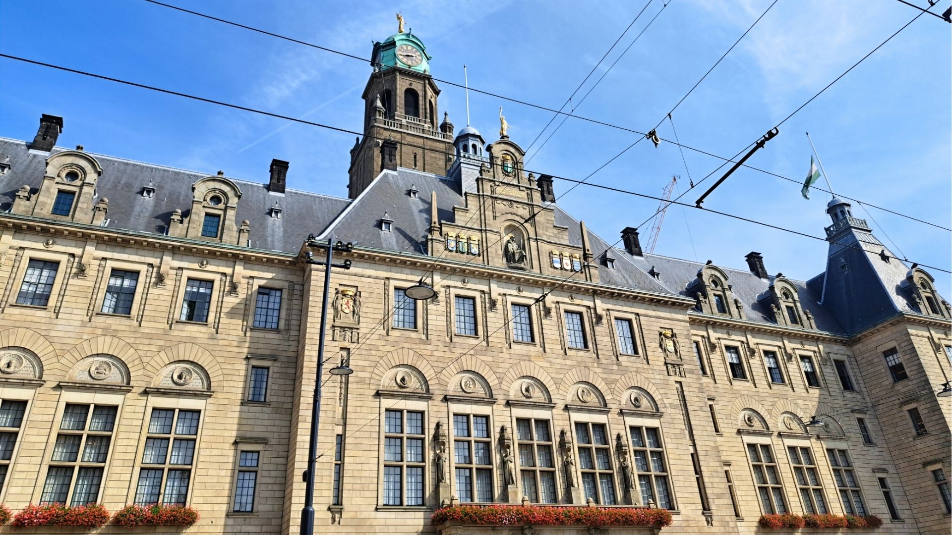 Het Stadhuis van Rotterdam aan de Coolsingel